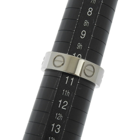 CARTIER Love Ring B4084700 K18 White Gold No. 10.5 Women's S - Picture 6 of 6